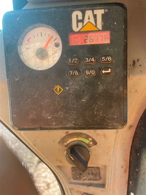 what does the hourglass mean on a cat skid steer|Blinking hour glass next to hour guage .